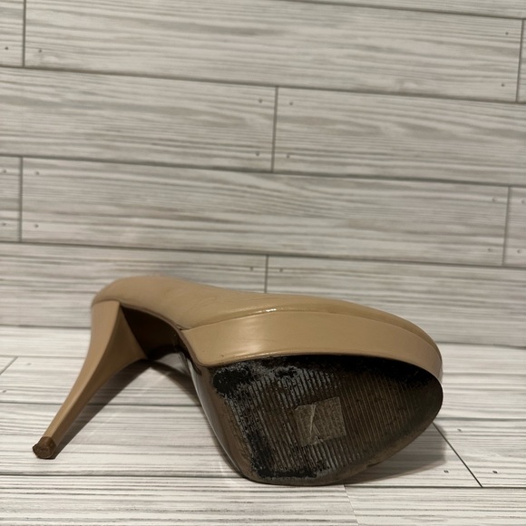 Aldo Nude Platform Heel Sz 9 - Picture 3 of 8